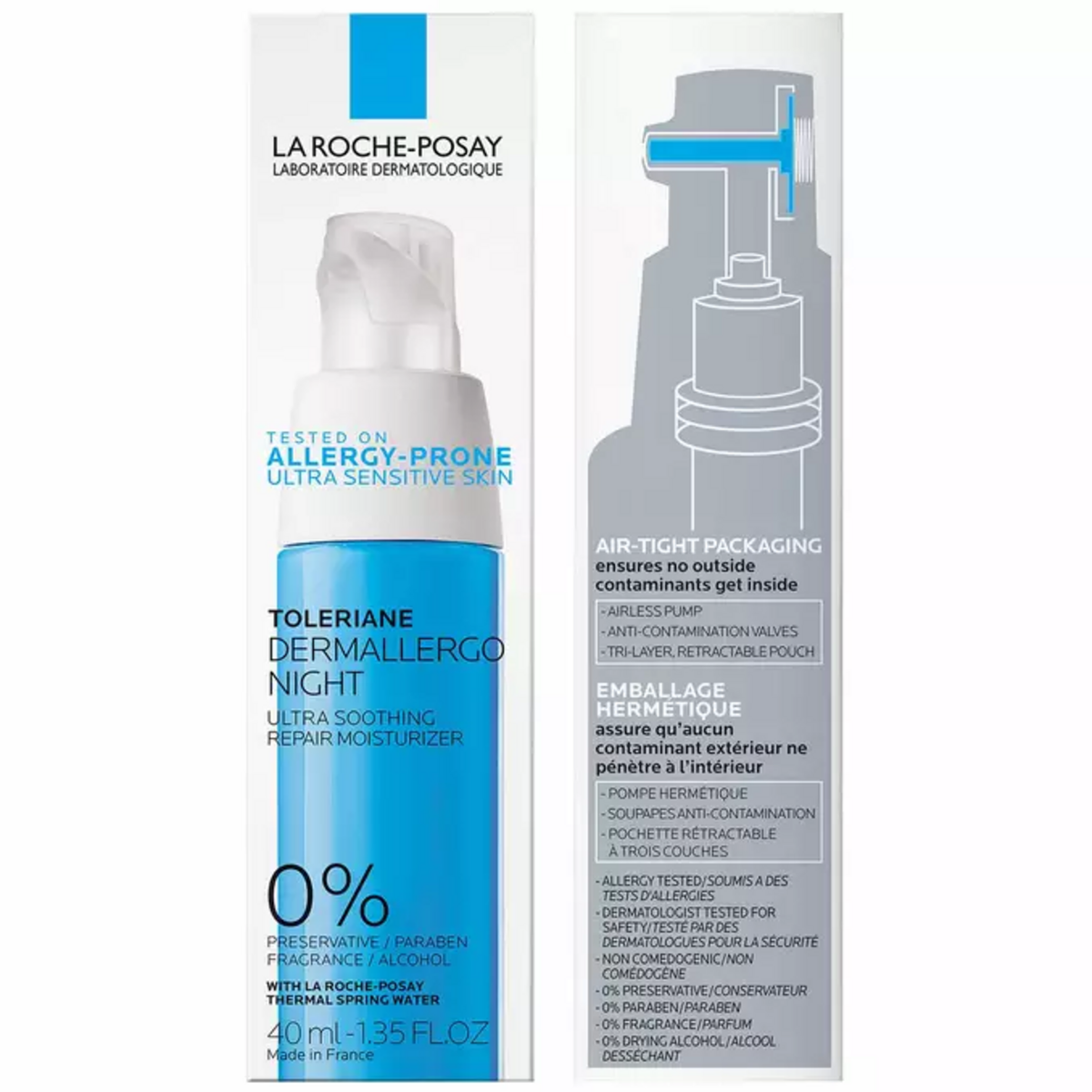 La Roche-Posay Toleriane Dermallergo Night Moisturizer