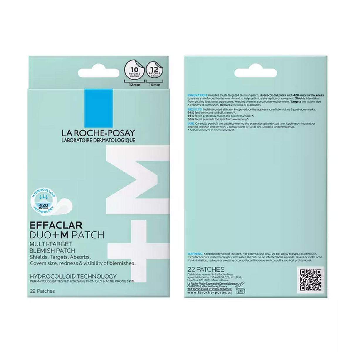 La Roche-Posay Effaclar Duo+M Multi-Target Blemish Patches