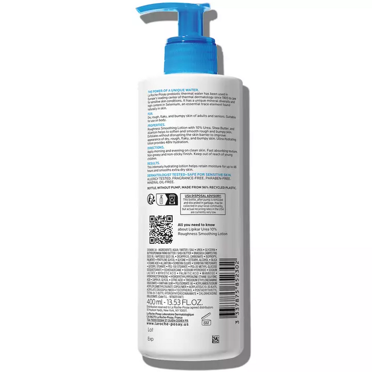 La Roche-Posay Lipikar Urea 10% Roughness Smoothing Lotion