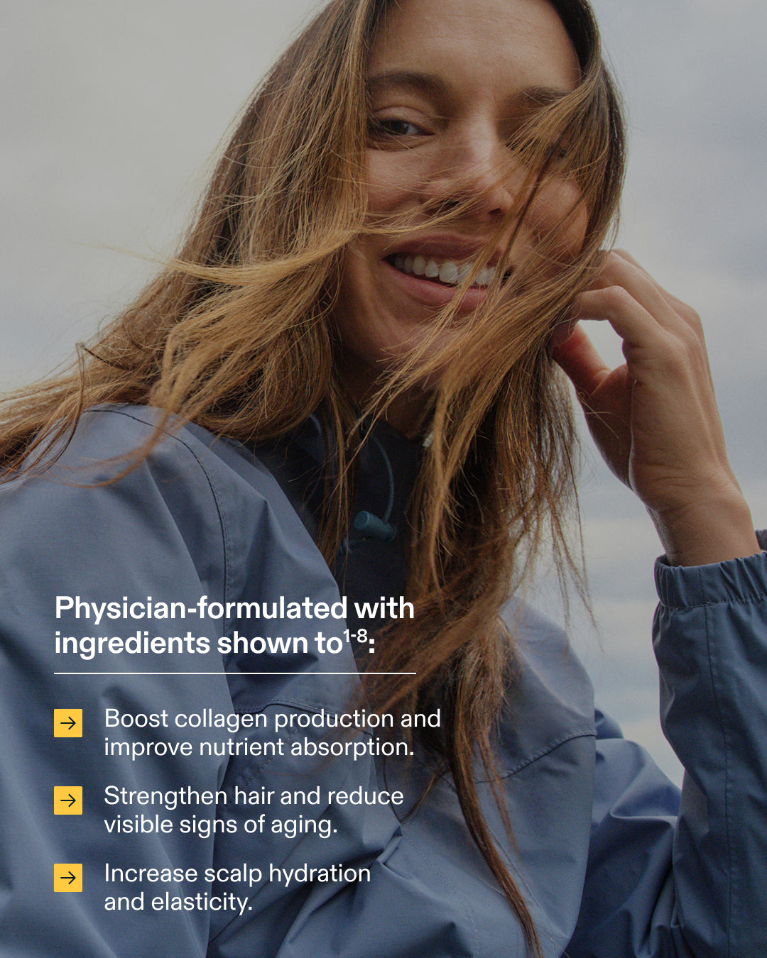 Nutrafol Collagen Infusion Hair Wellness Booster Dietary Supplement