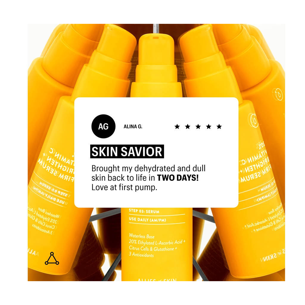 Allies of Skin 20% Vitamin C Brighten + Firm Serum