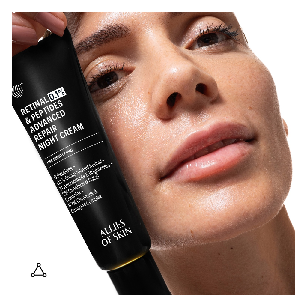 Allies of Skin Retinal 0.1% & Peptides Advanced Repair Night Cream
