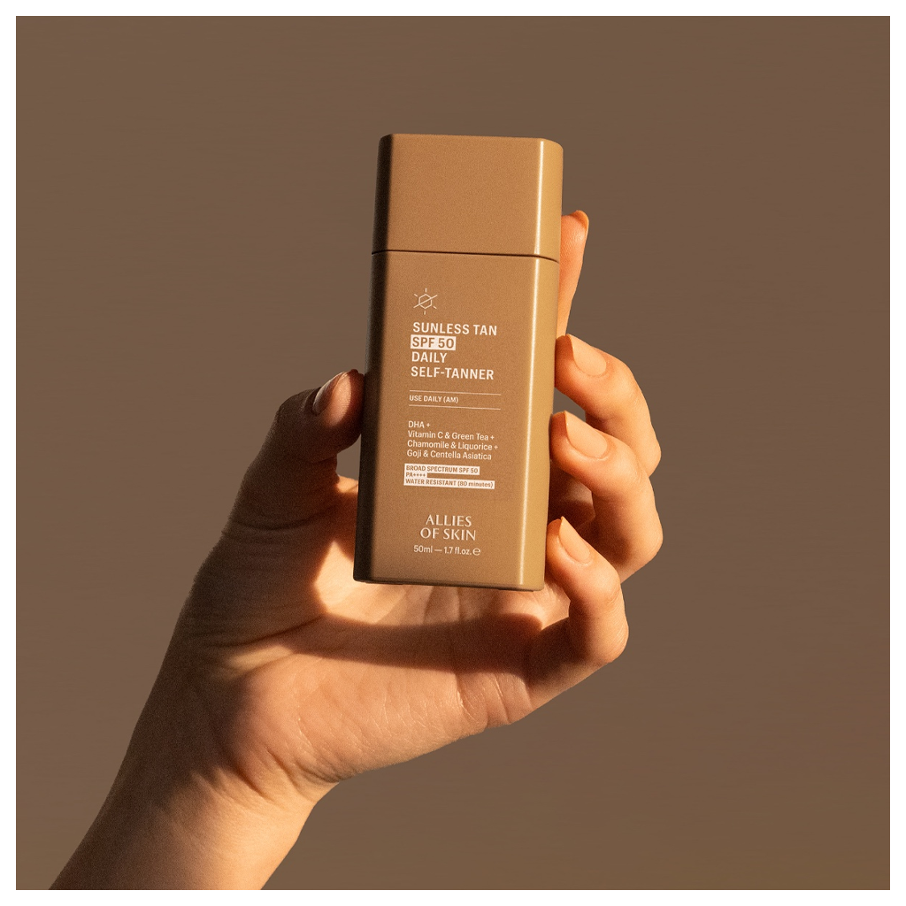 Allies of Skin Sunless Tan SPF 50 Daily Self-Tanner-Backordered