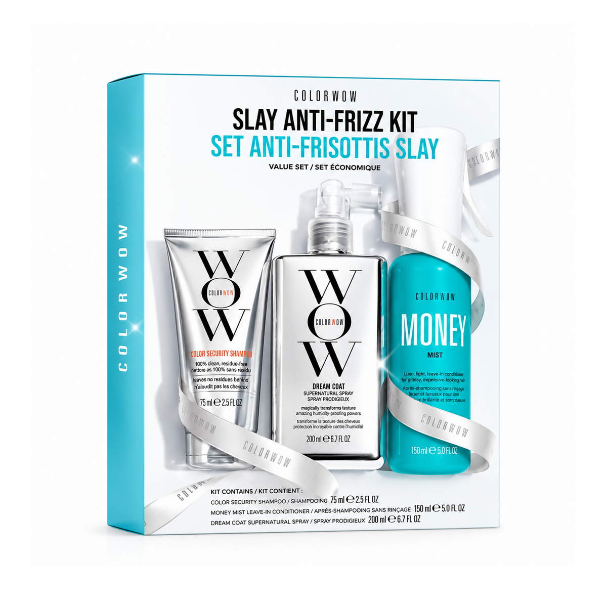 COLOR WOW SLAY Anti-Frizz Kit