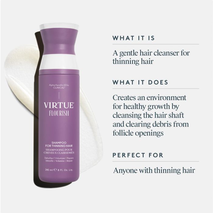 Virtue Flourish Shampoo For Thinning Hair