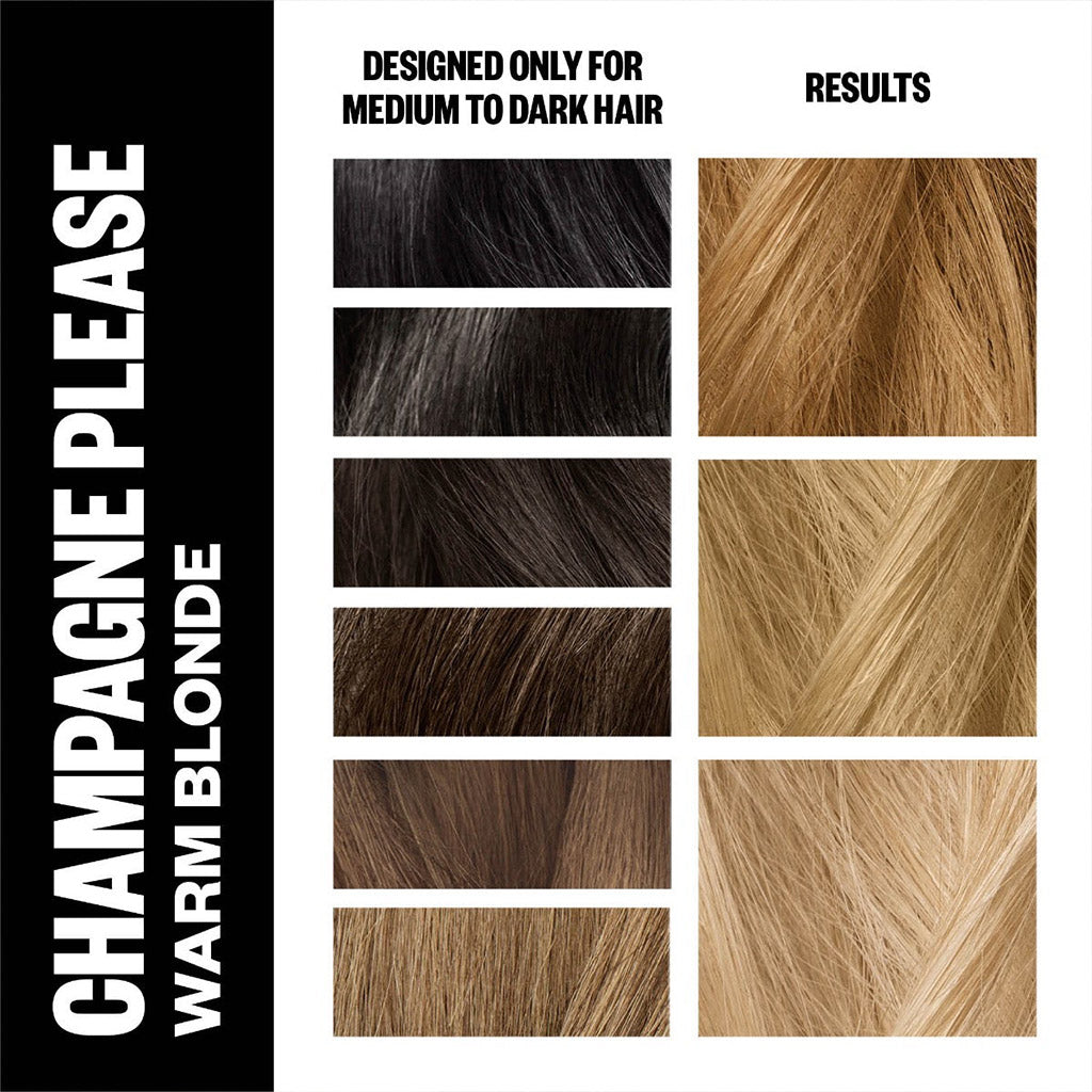 IGK Color Bright One Step Bleach & Color Kit - Champagne Please (Warm Blonde)