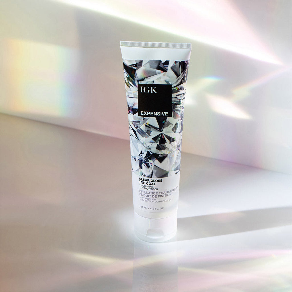 IGK Expensive Glaze Clear Gloss Top Coat (Travel Size)