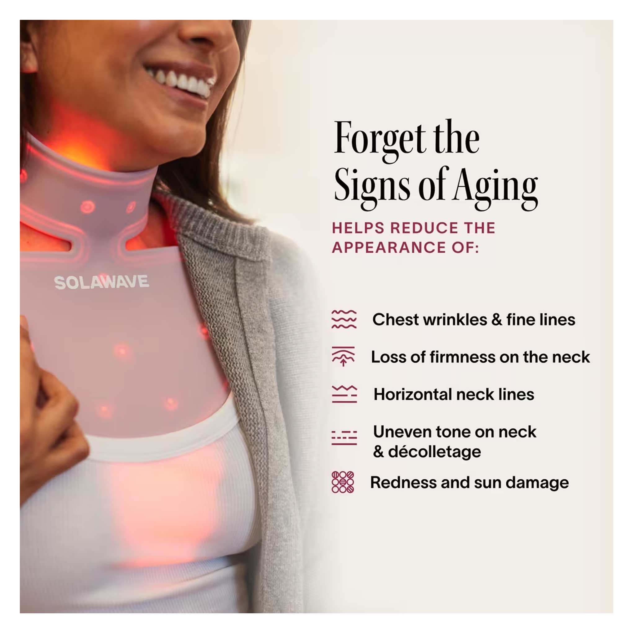 Solawave Neck & Chest Pro Light Therapy Mask