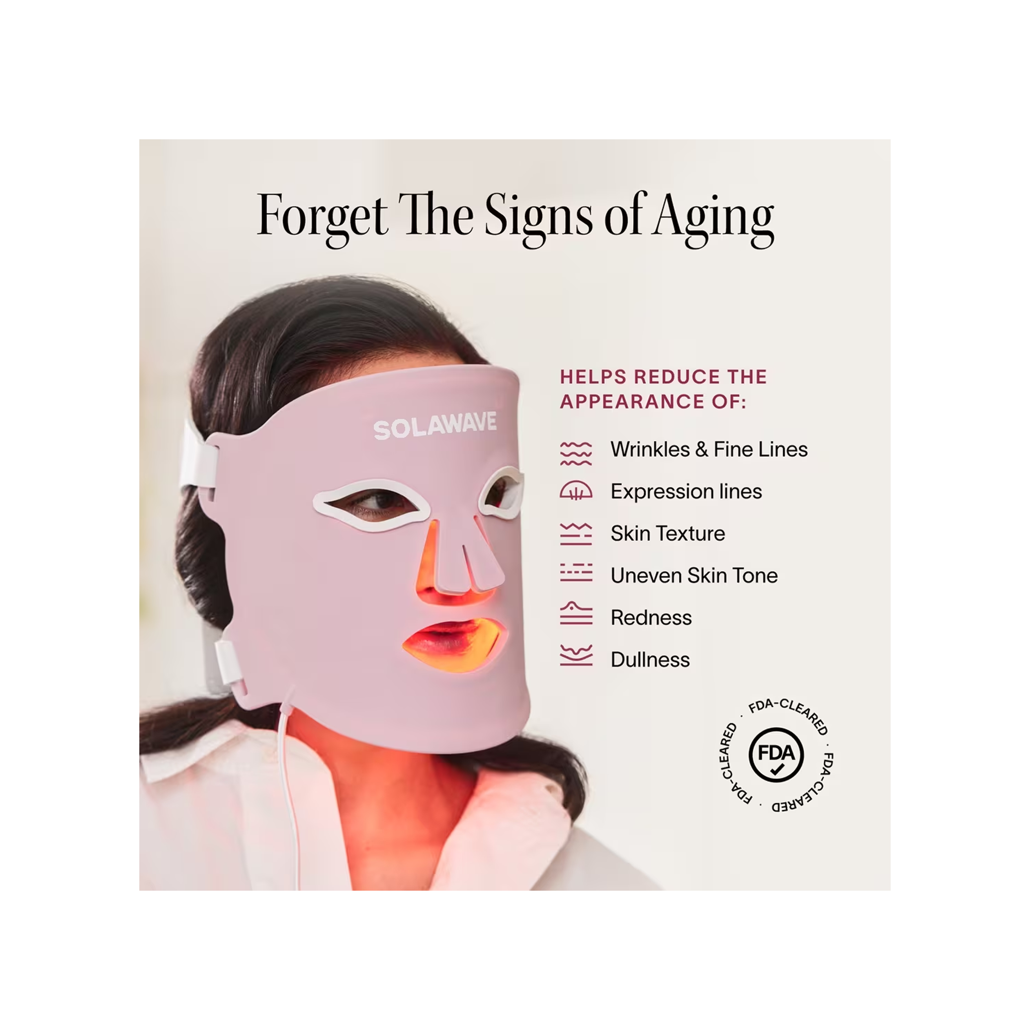 Solawave Wrinkle Retreat Pro LED Face Mask