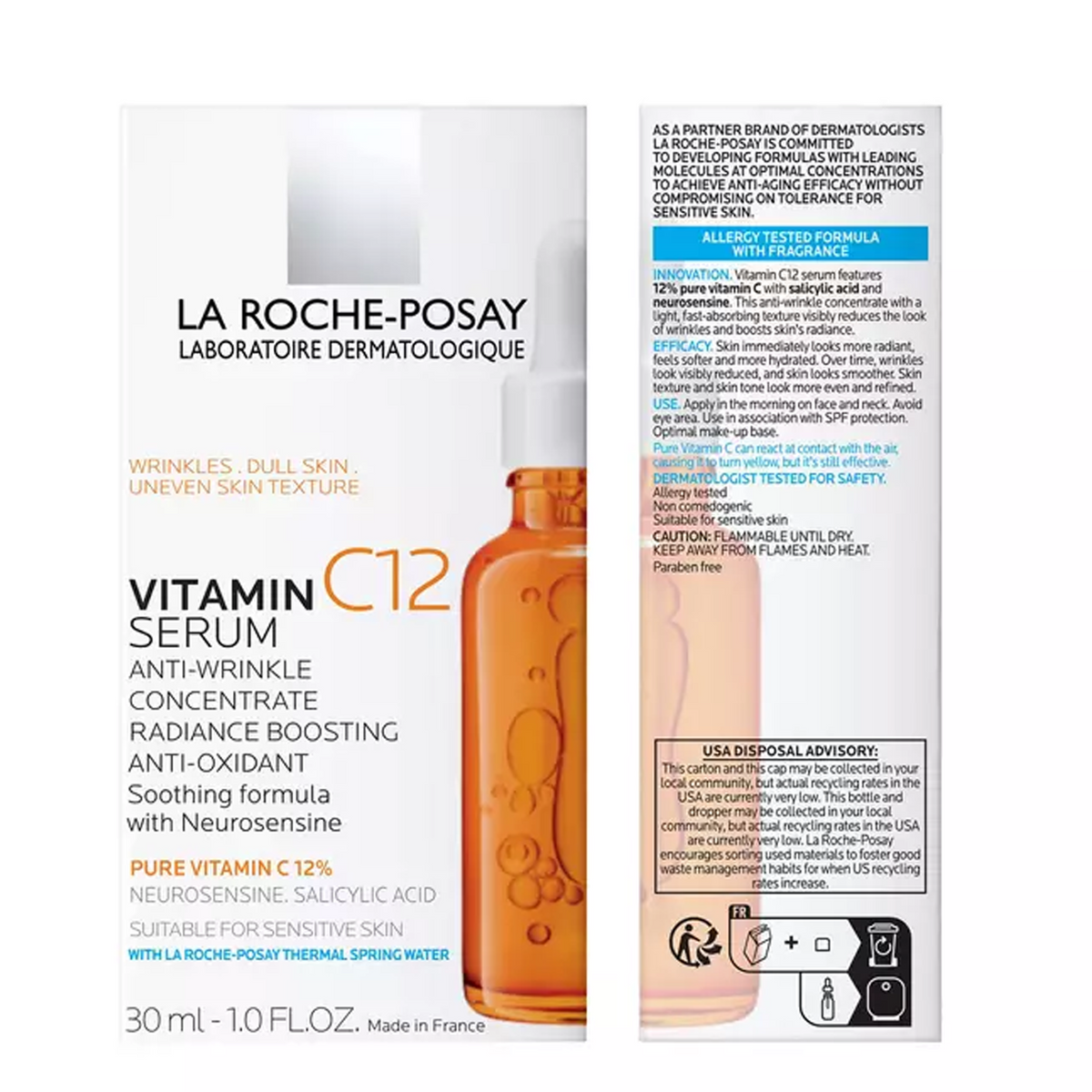 La Roche-Posay Vitamin C12 Serum Anti-Wrinkle 1 oz
