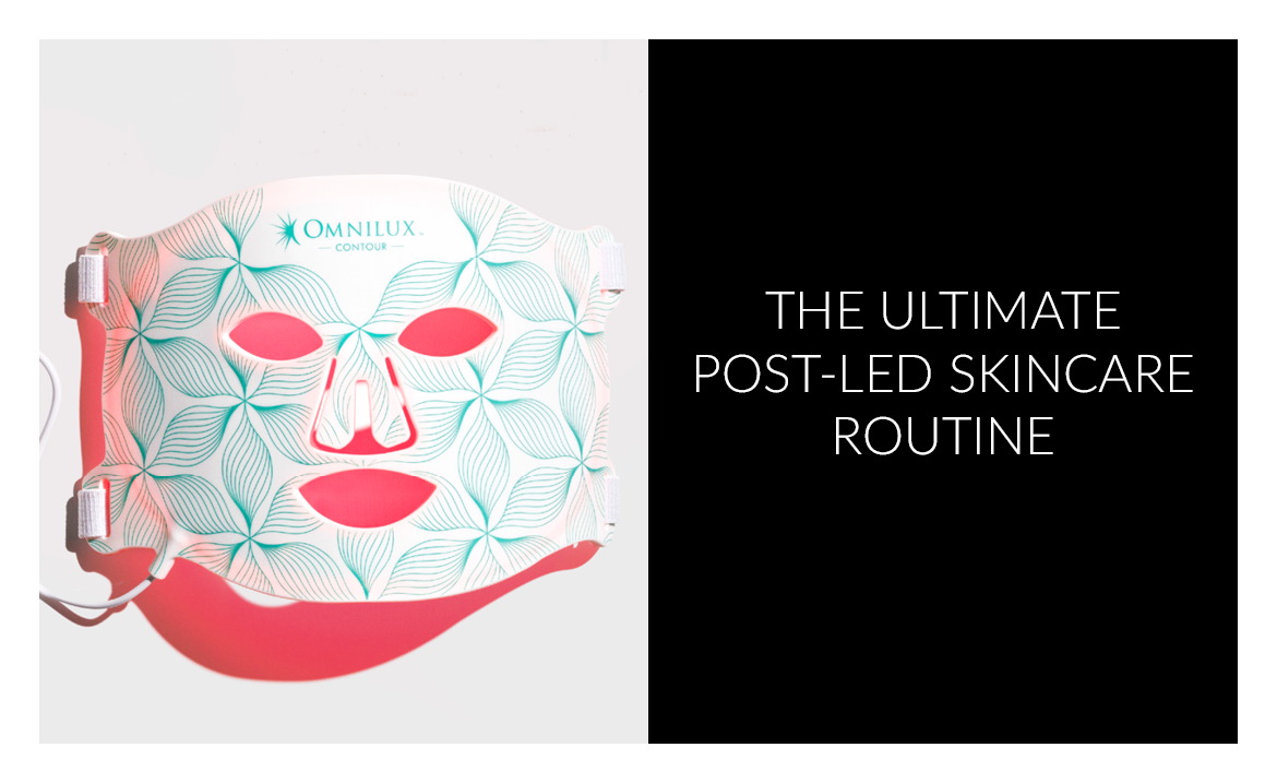 What to Use After Your Red Light Therapy Mask