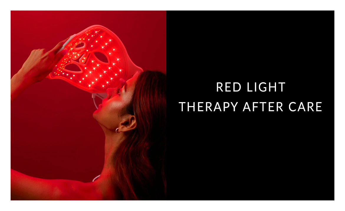 What to Use After Your Red Light Therapy Mask