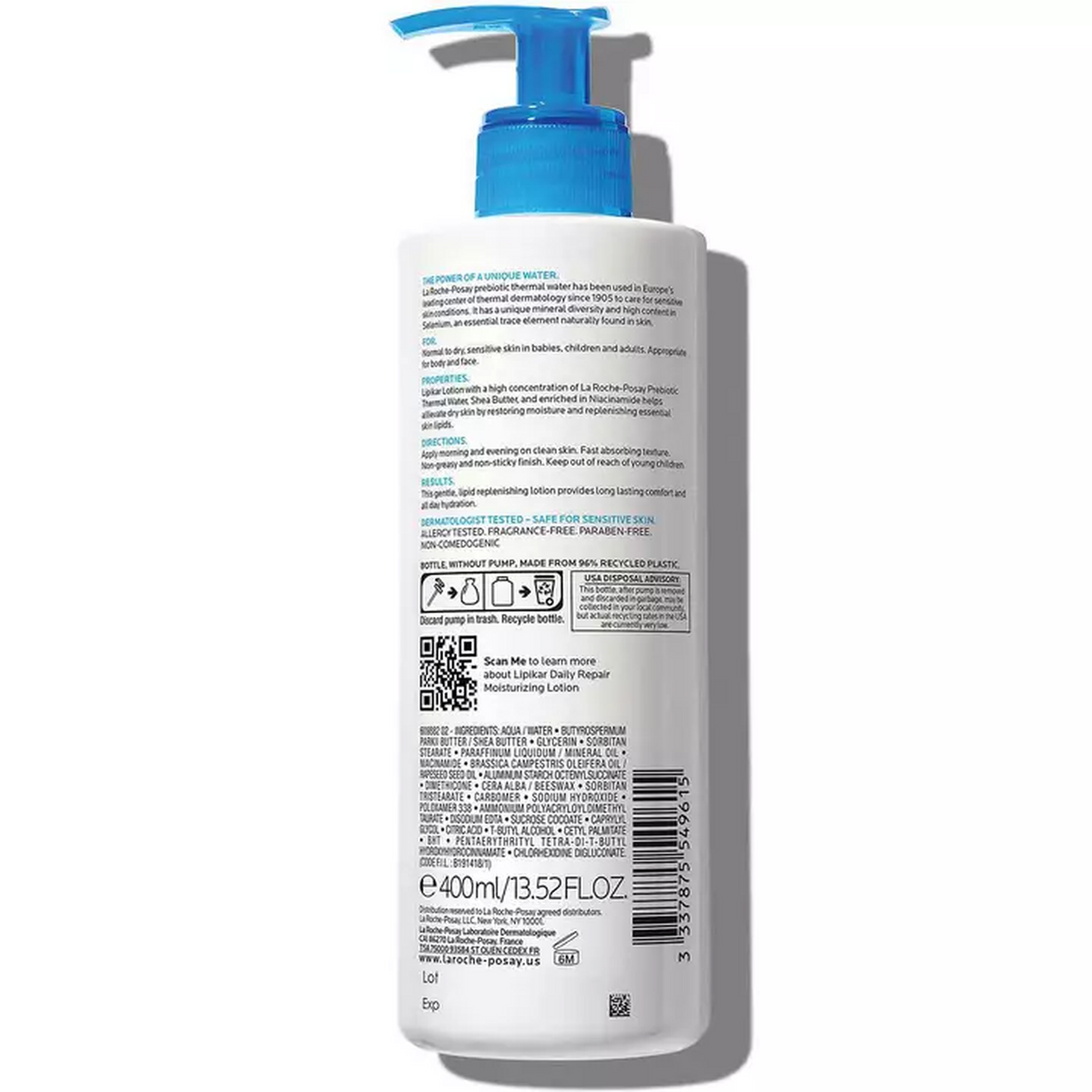 La Roche-Posay Lipikar Body Lotion for Normal to Dry Skin