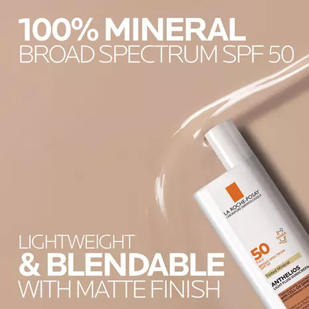 La Roche-Posay Anthelios Mineral Tinted Sunscreen for Face with SPF50