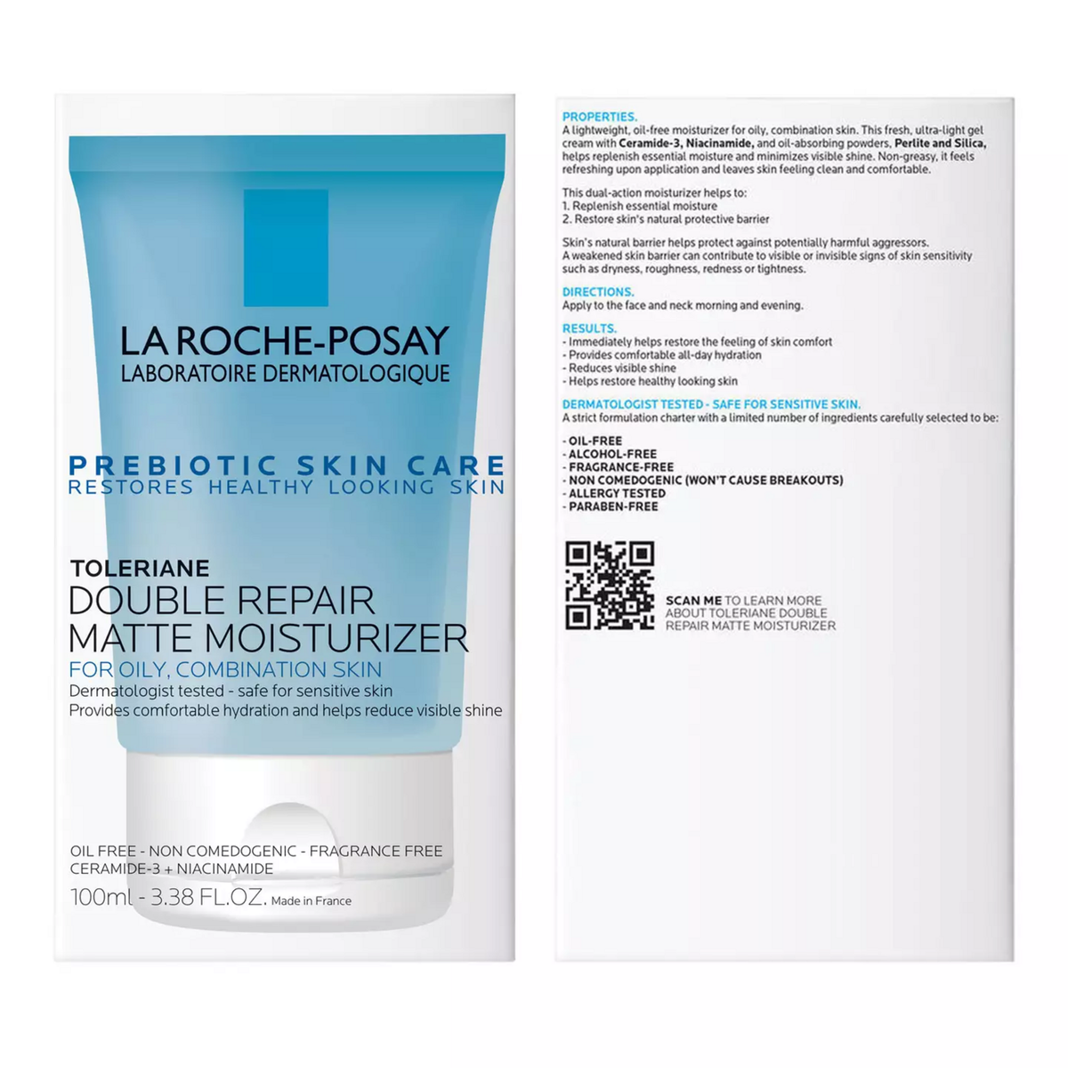 La Roche-Posay Toleriane Double Repair Face Moisturizer For Oily Skin