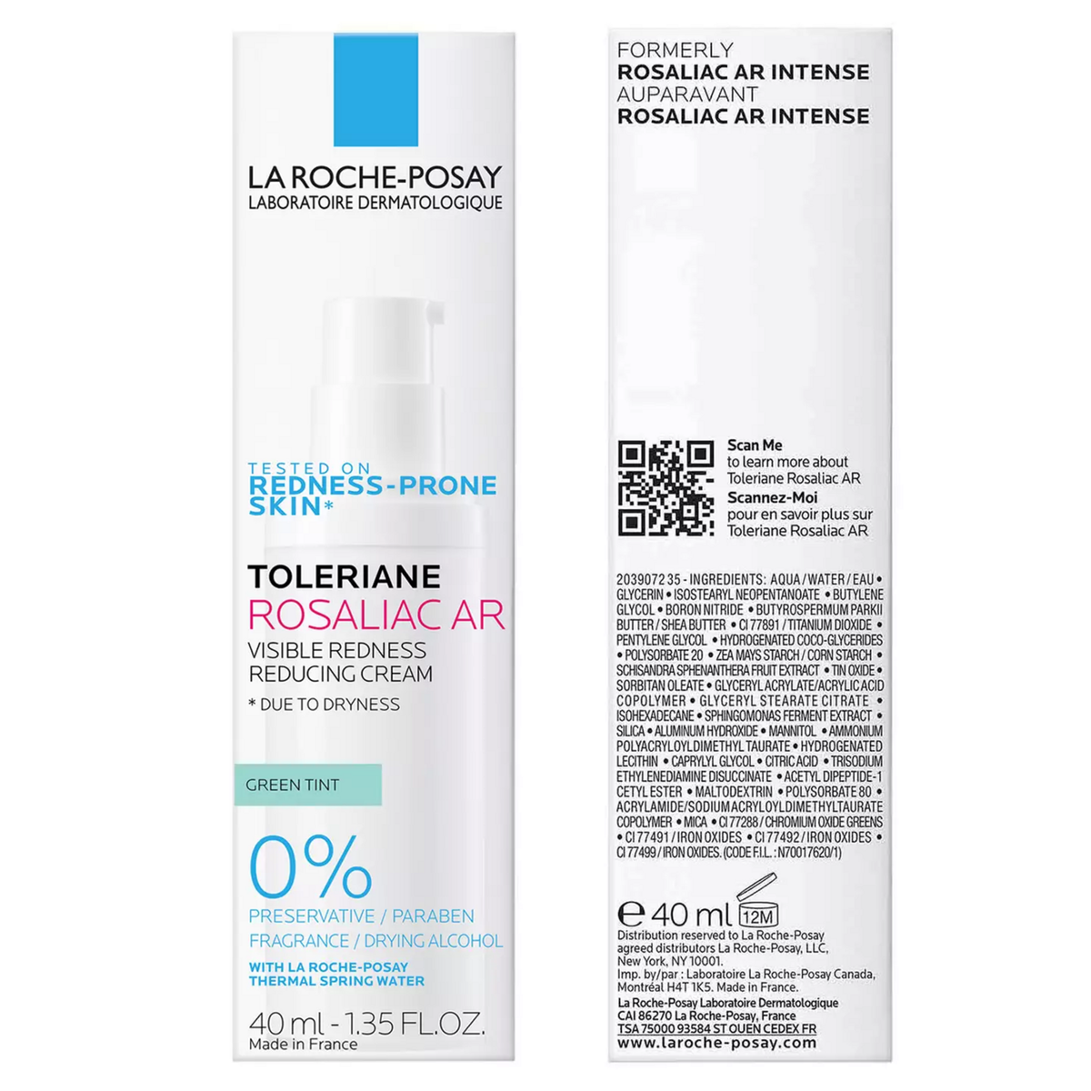 La Roche-Posay Toleriane Rosaliac AR Face Cream for Visible Redness