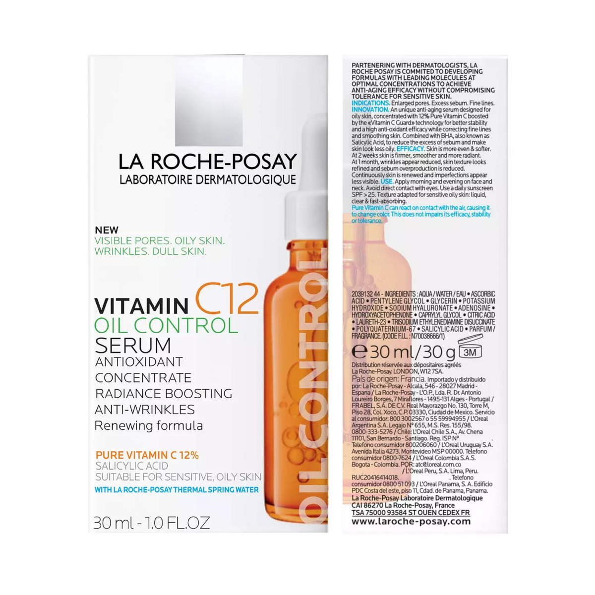 La Roche-Posay Vitamin C12 Oil Control Serum For Oily Skin
