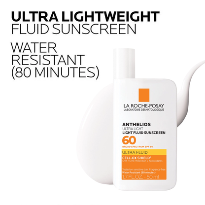 La Roche-Posay Anthelios Ultra Light Fluid Facial Sunscreen SPF 60