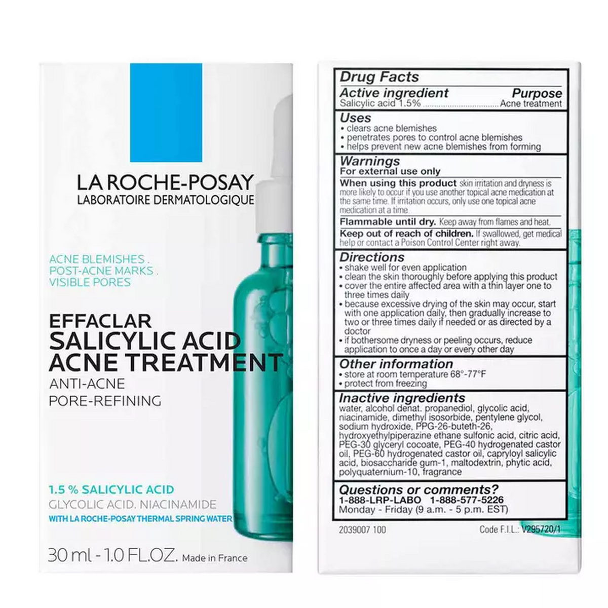 La Roche-Posay Effaclar Salicylic Acid Acne Treatment Serum