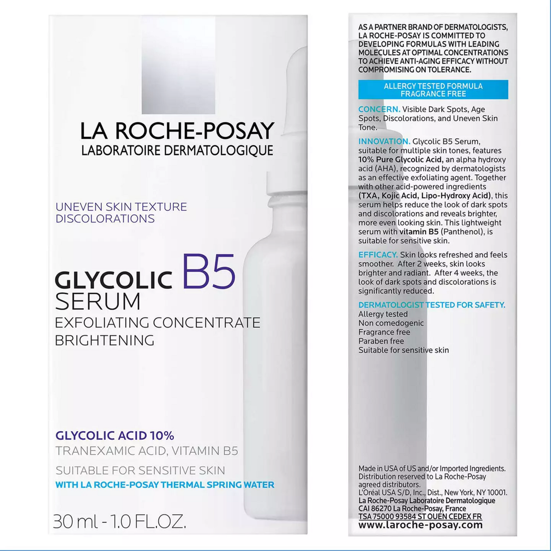 La Roche-Posay Glycolic B5 10% Pure Glycolic Acid Serum