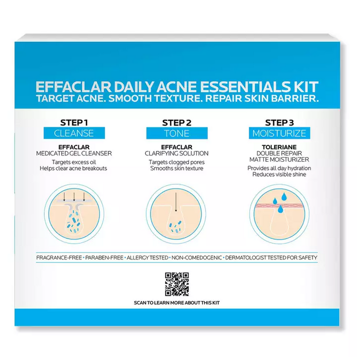 La Roche-Posay Effaclar Daily Acne Essentials Kit