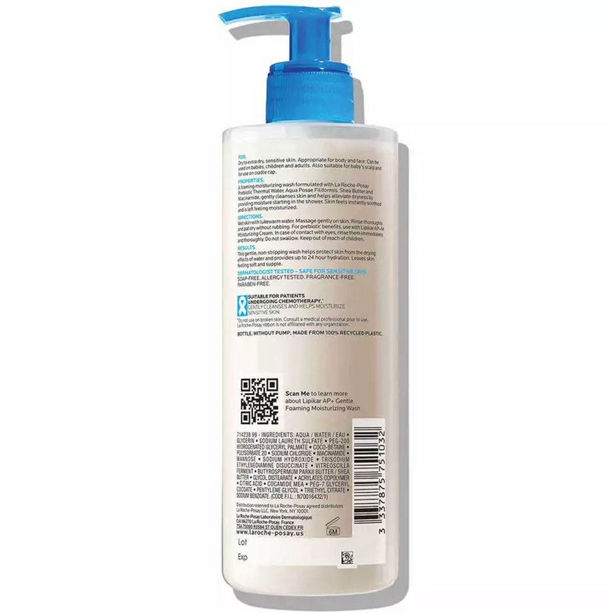 La Roche-Posay Lipikar Wash AP+ Moisturizing Body &amp; Face Wash