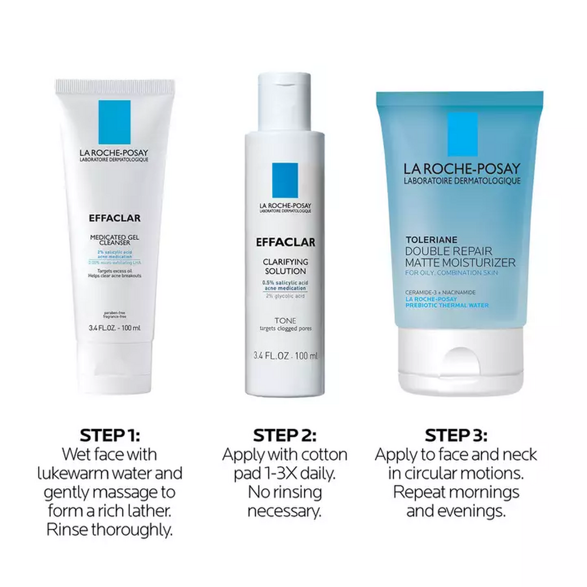 La Roche-Posay Effaclar Daily Acne Essentials Kit