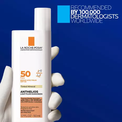 La Roche-Posay Anthelios Mineral Tinted Sunscreen for Face with SPF50