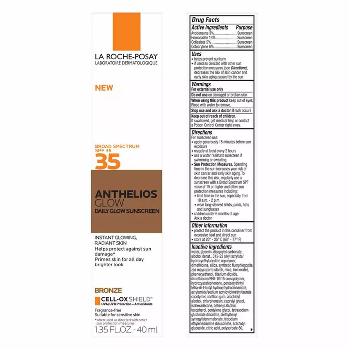 La Roche-Posay Anthelios Glow Face Sunscreen SPF 35