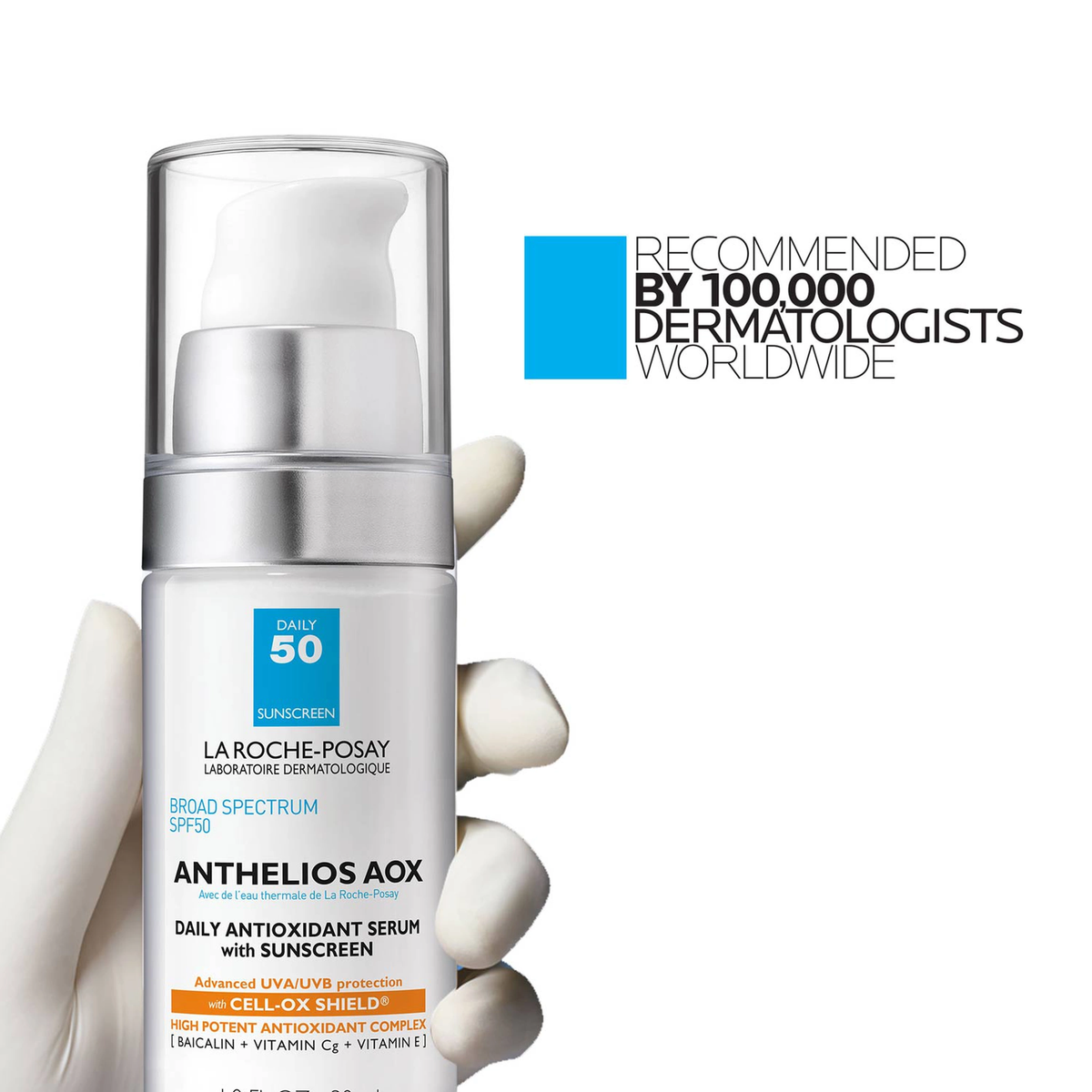 La Roche-Posay Anthelios AOX Antioxidant Serum with SPF 50 Sunscreen