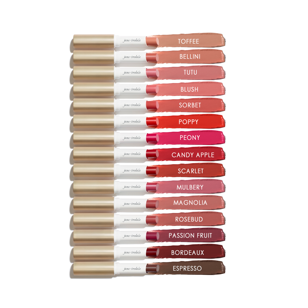 Jane Iredale ColorLuxe Hydrating Cream Lipstick 15 Swatches