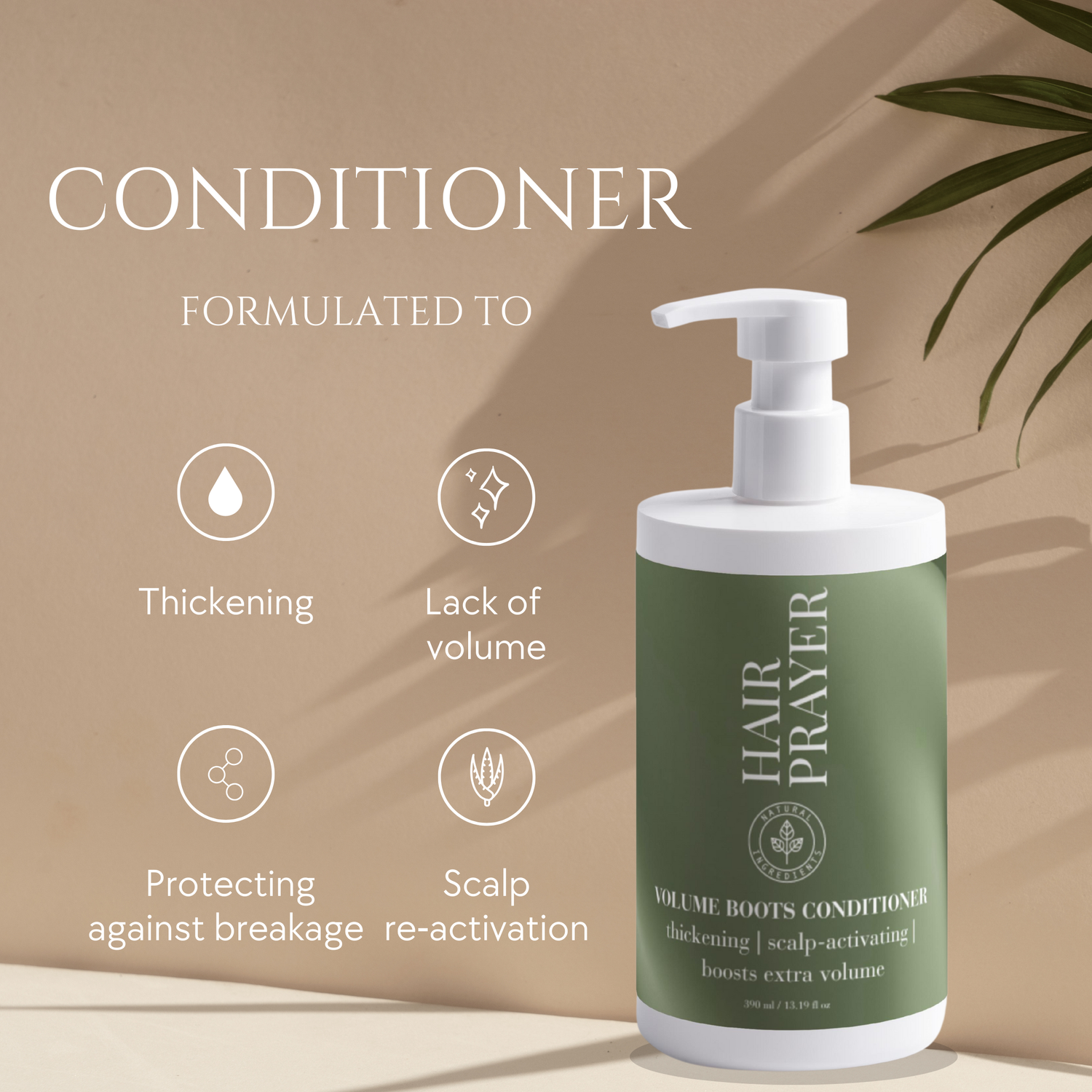 Hair Prayer Growth Volume Boost Conditioner (Longer, Thicker, Healthier Hair)