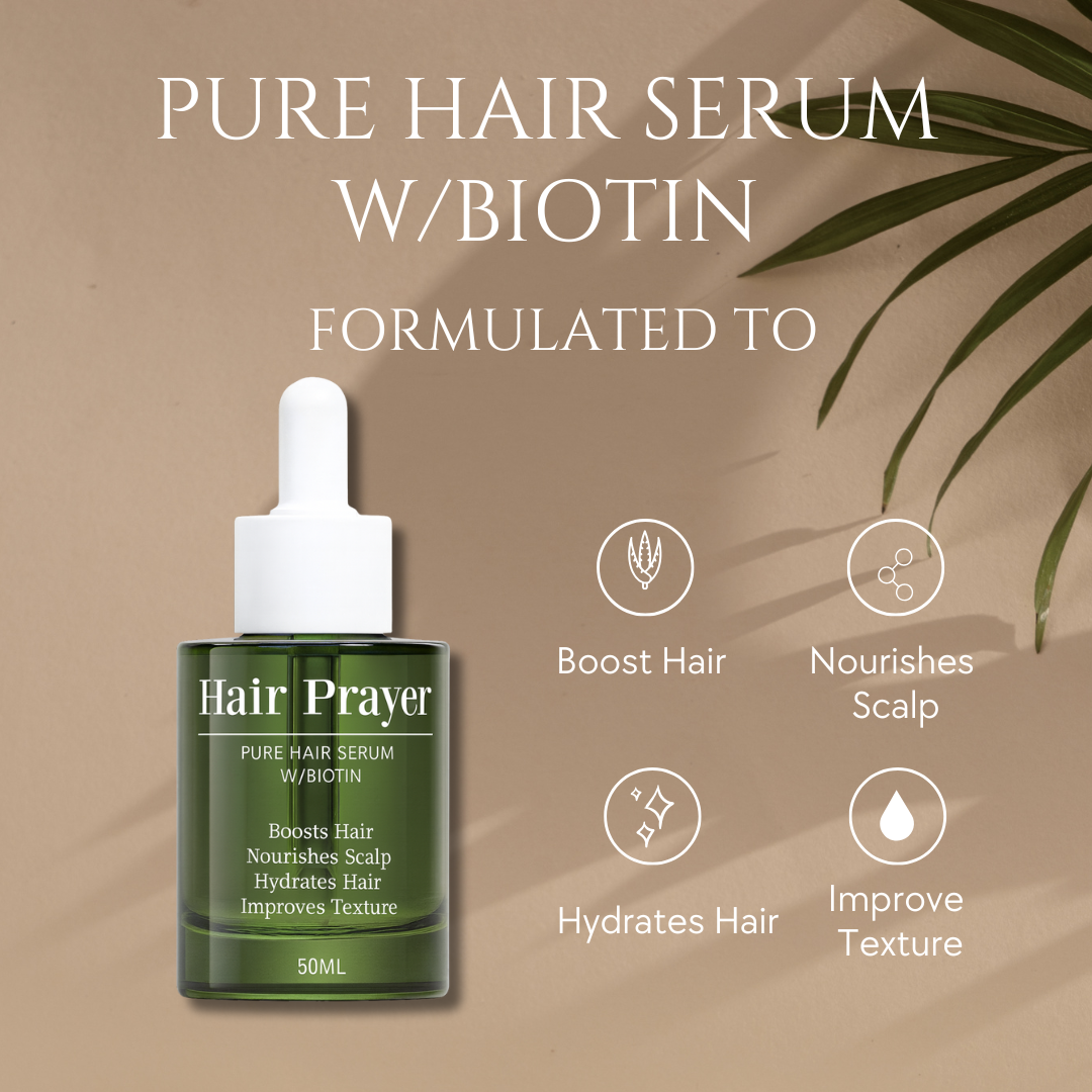 Hair Prayer Pure Hair Growth Serum (Longer, Thicker, Healthier Hair)
