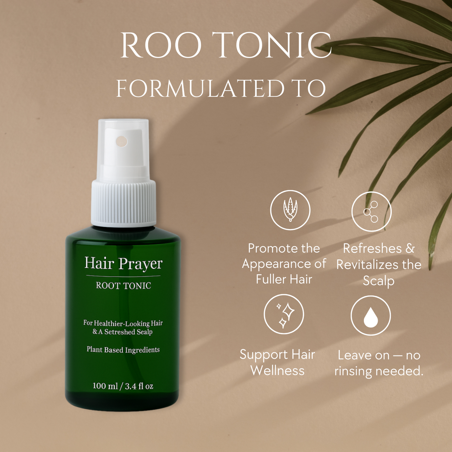 Hair Prayer Root Tonic (Plant-Based for Fuller, Longer Hair)