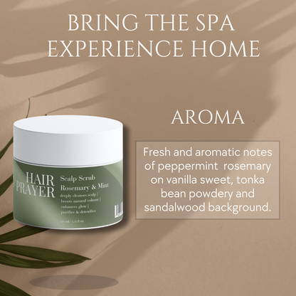 Hair Prayer Scalp Scrub, Rosemary &amp; Mint
