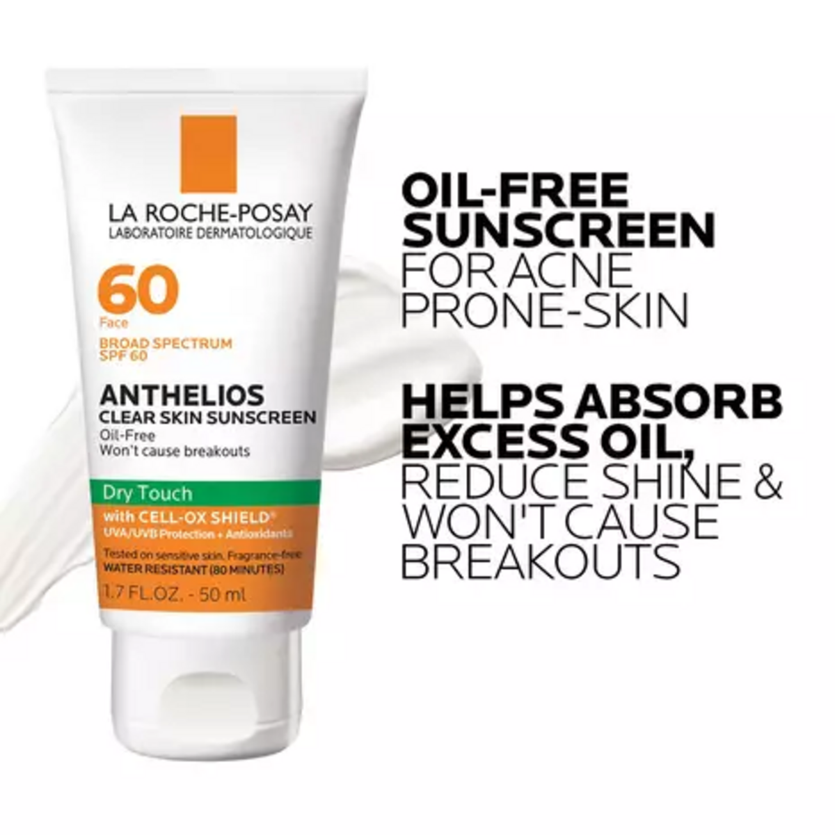 La Roche-Posay Anthelios Clear Skin Oil Free Sunscreen SPF 60