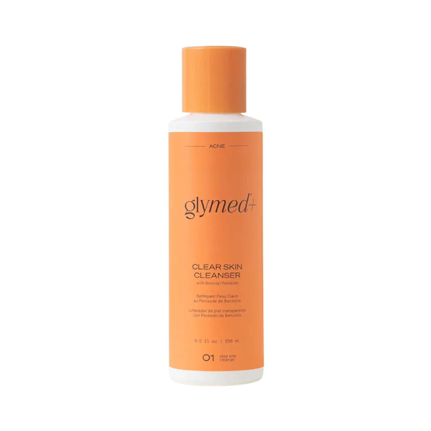Glymed+ Clear Skin Cleanser with Benzoyl Peroxide