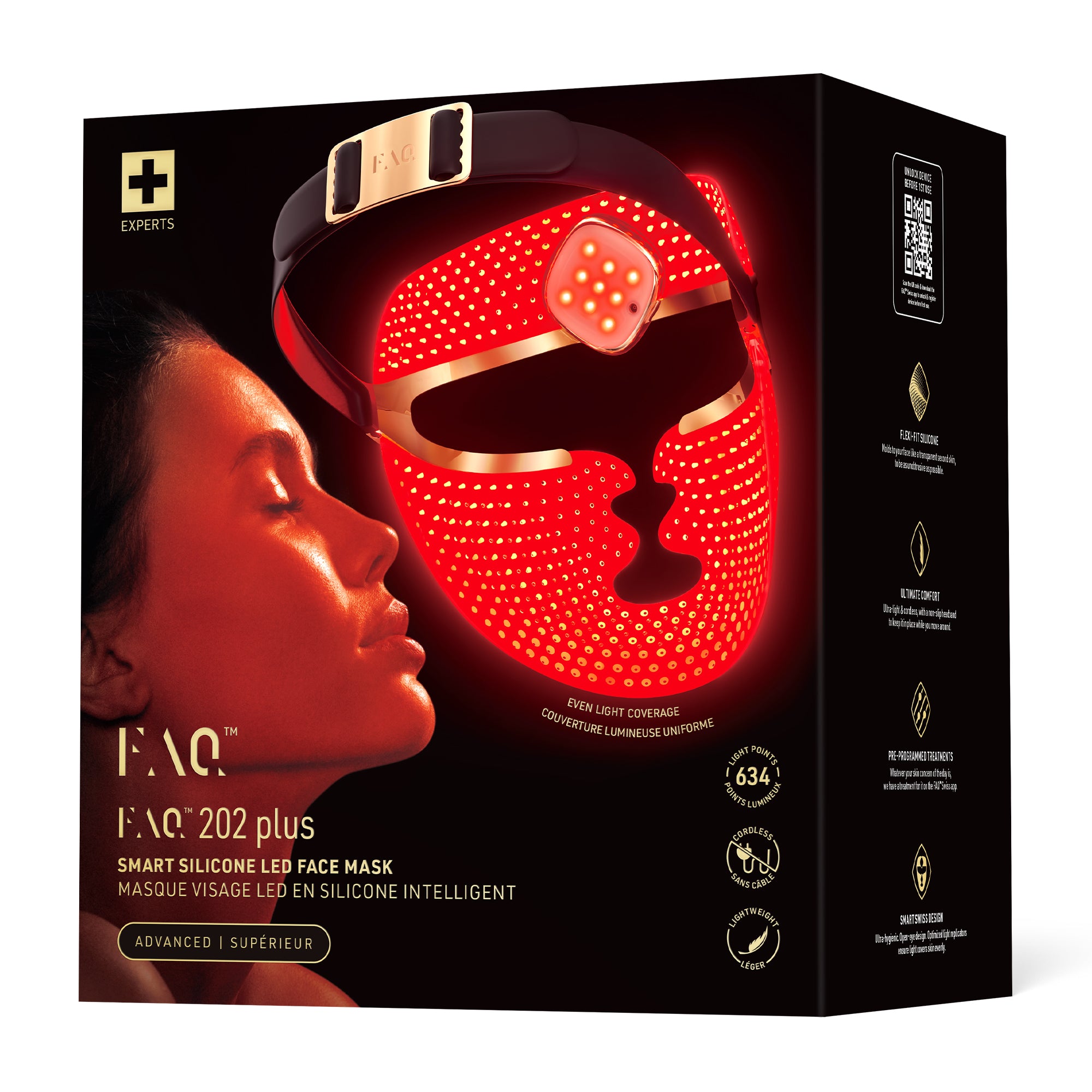 FOREO FAQ 202 Plus Smart Silicone LED Face Mask