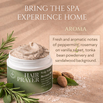 Hair Prayer Scalp Scrub, Rosemary &amp; Mint