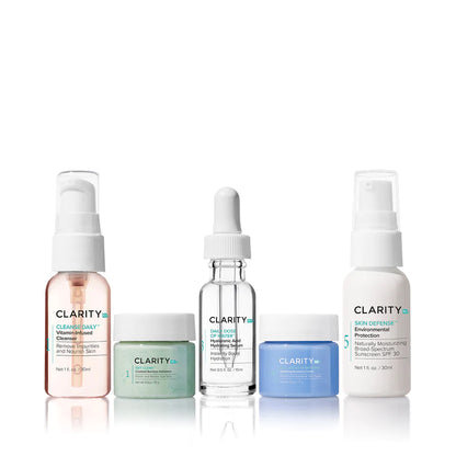 ClarityRx Skincare Essentials Kit Cleanse, Renew &amp; Protect