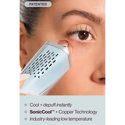 DERMAFLASH Cool Sonic Depuffing and Lymphatic Drainage Set