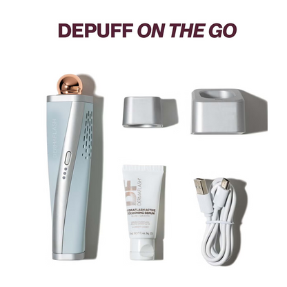DERMAFLASH Cool Sonic Depuffing and Lymphatic Drainage Set