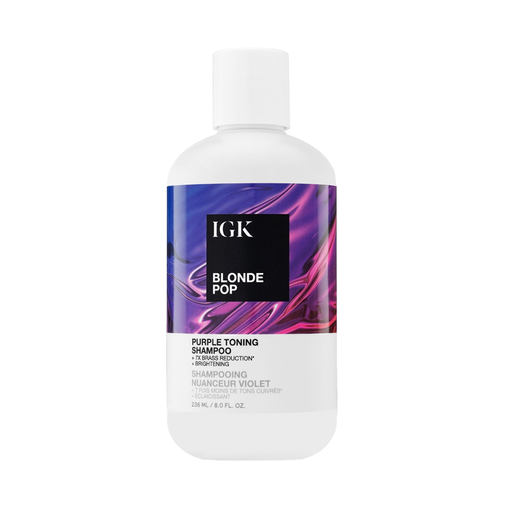 IGK Blonde Pop Purple Toning Shampoo