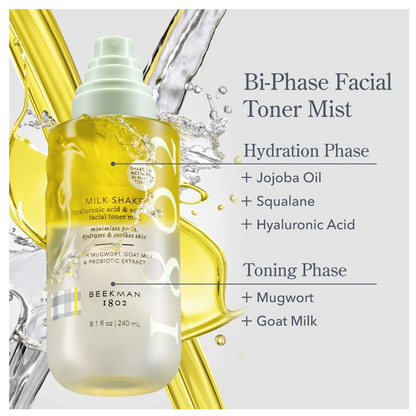 Beekman 1802 Milk Shake Hyaluronic Acid &amp; Squalane Facial Toner Mist