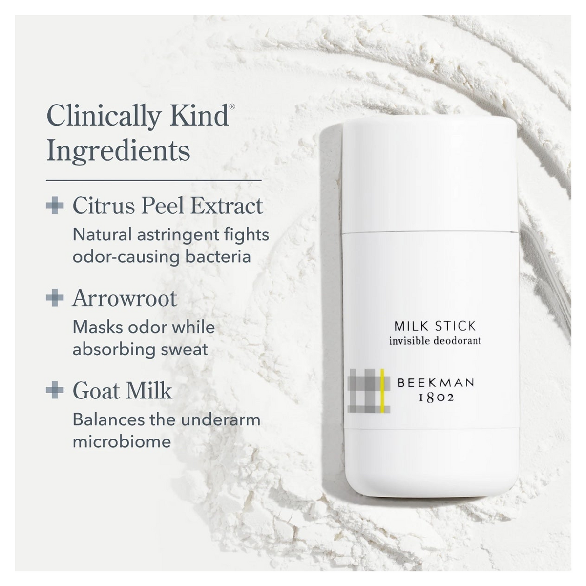 Beekman 1802 Milk Stick Invisible Deodorant