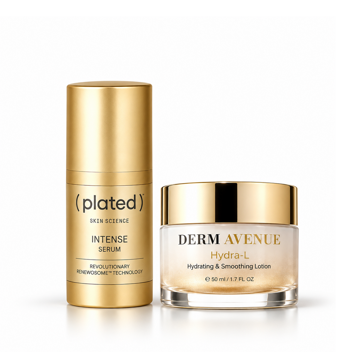 Plated Intense Serum with Dermavenue Hydra-L Duo