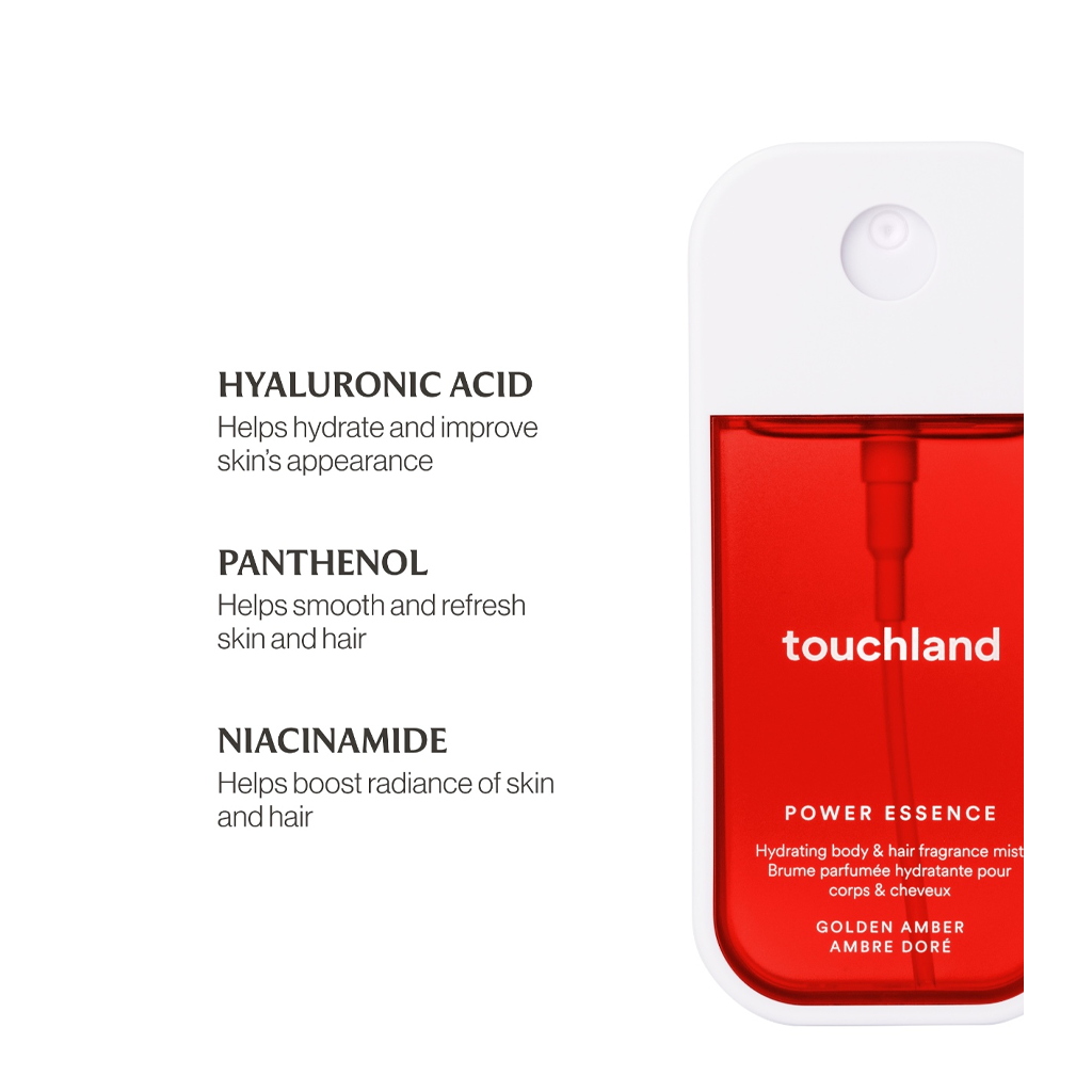 Touchland Power Essence Body &amp; Hair Fragrance Mist - Golden Amber
