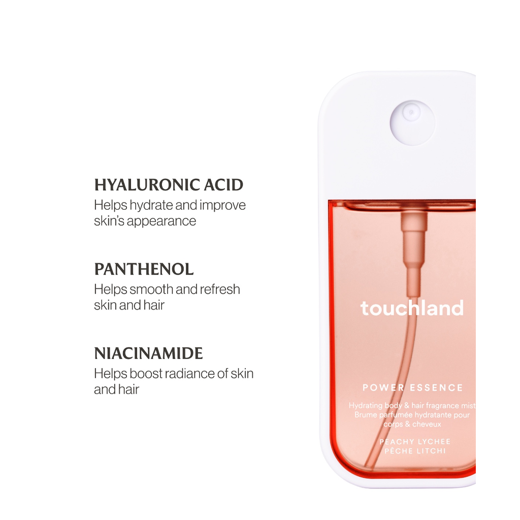 Touchland Power Essence Body &amp; Hair Fragrance Mist - Peachy Lychee