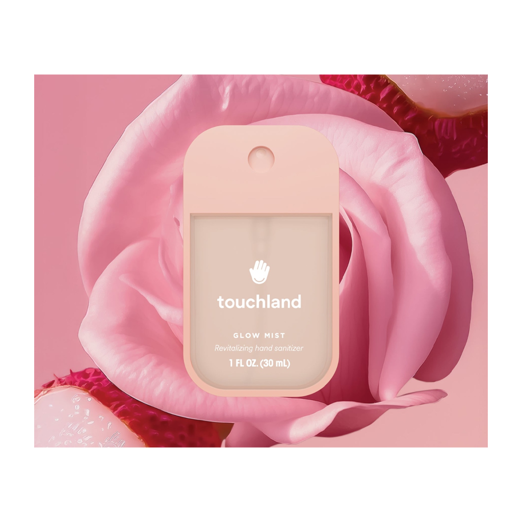 Touchland Glow Mist Hydrating Hand Sanitizer -Rosewater