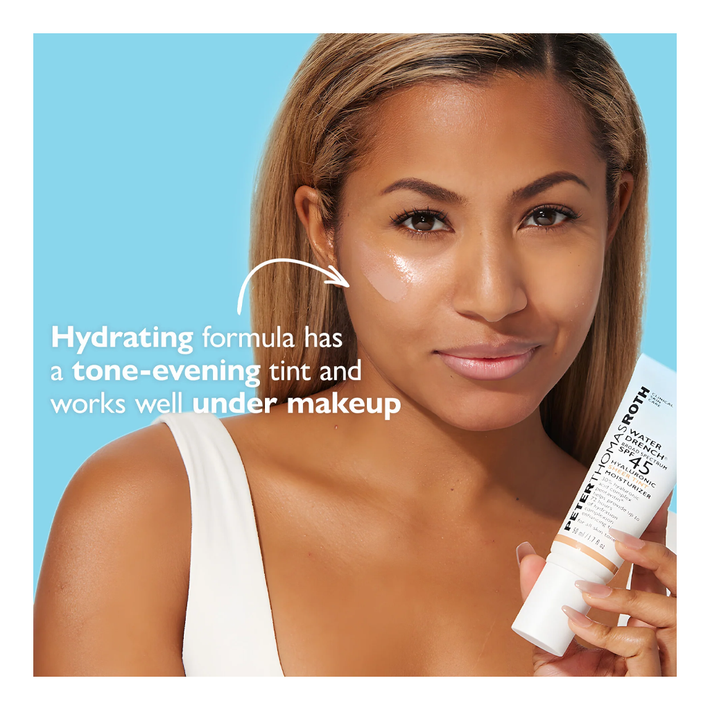 Peter Thomas Roth Water Drench Broad Spectrum SPF 45 Hyaluronic Cloud Moisturizer Sheer Tint